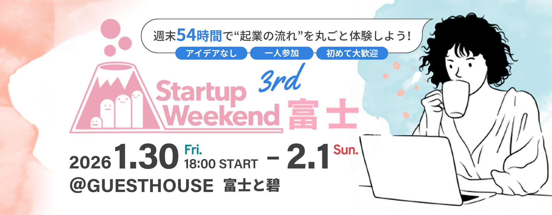 起業体験イベントStartup Weekend富士　参加者募集